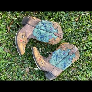 Dan Post girls cowboy boots size 2